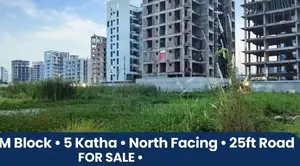 Land for Sale @ Basundhara Block M 5 Kathas