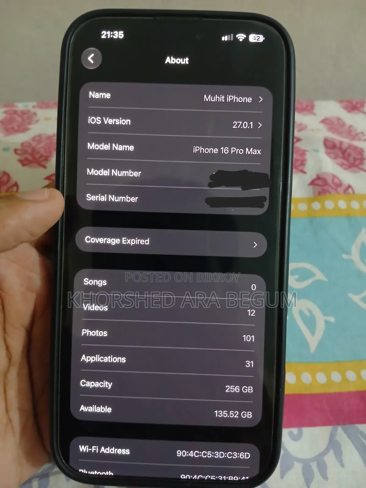 New Apple iPhone 16 Pro Max 256 GB Gold