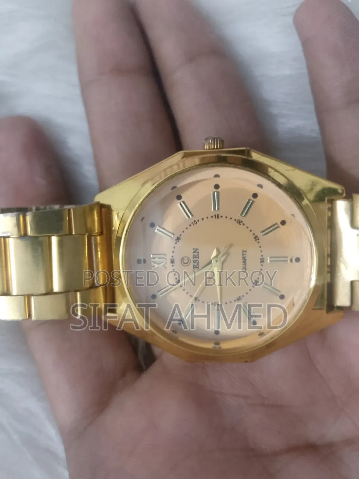 This watch will be sold, received as a gift from Saudi Arabia and has not been used