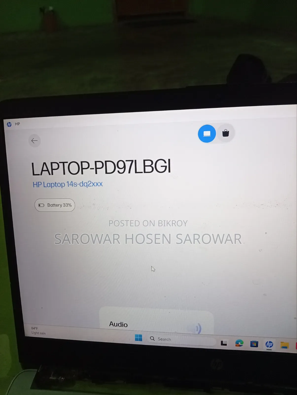 Laptop HP 14S 8GB Intel Core i5 SSD 512GB