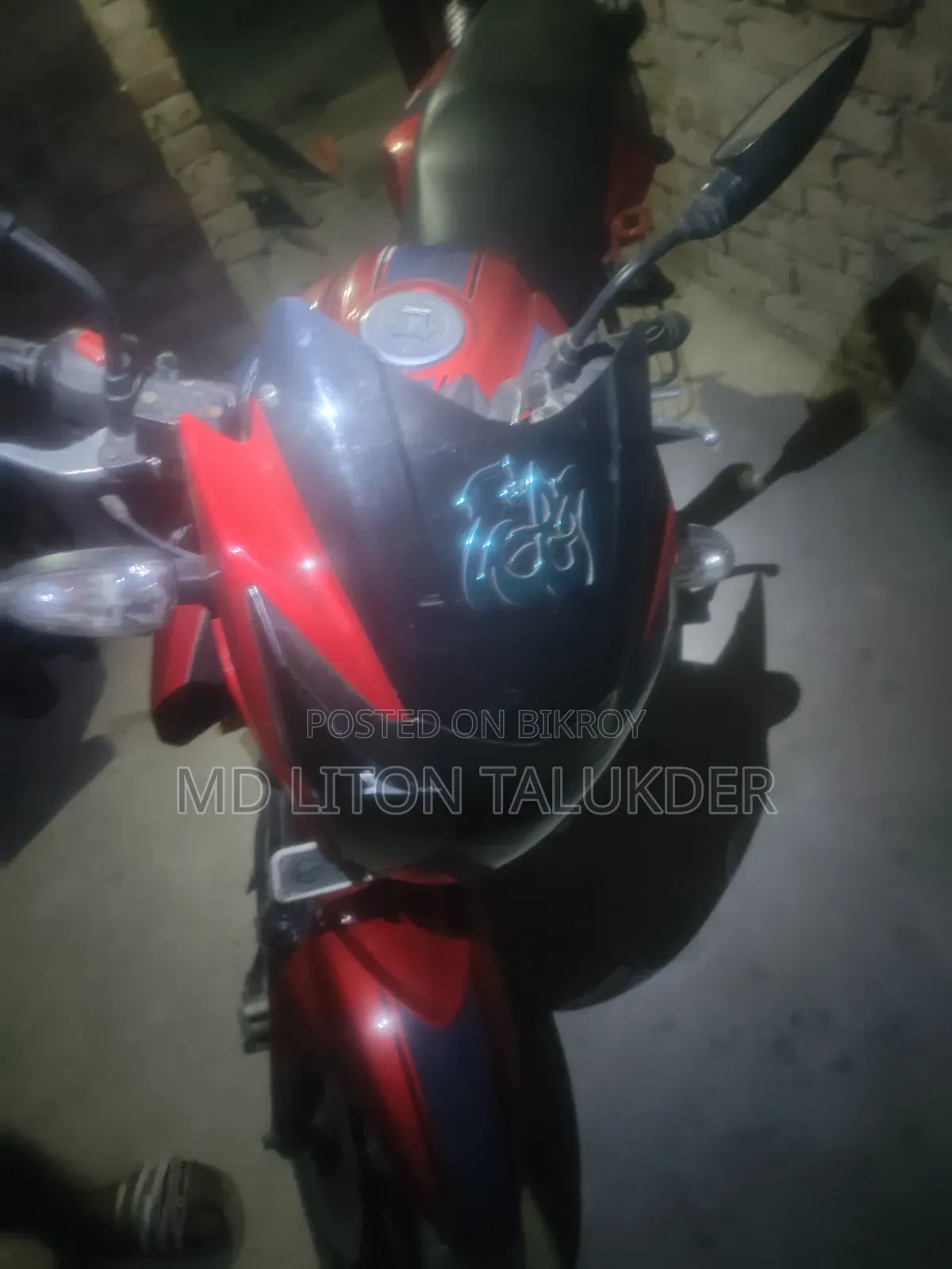টিভিএস অ্যাপাচি আরটিআর ১৬০ টুভি ২০১৬ লাল