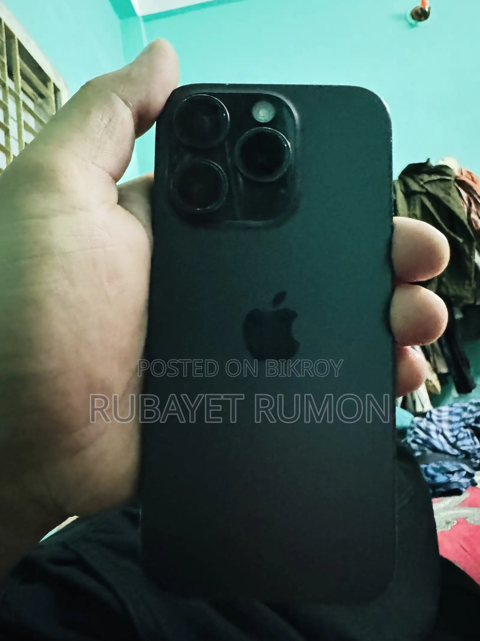 অ্যাপল আইফোন ১৫ প্রো ১২৮ জিবি ব্ল্যাক