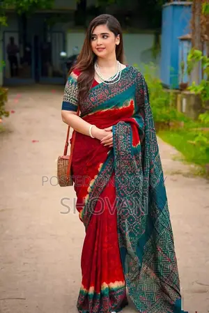 Digital Print Sharee With Blouse Piece