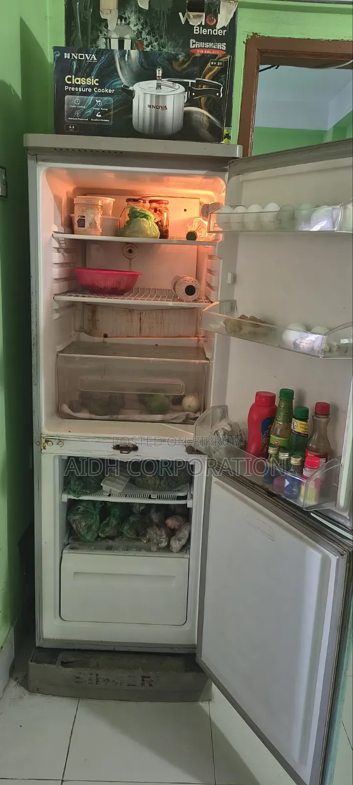 Eco+ 210 Liter Refrigerator Full Fresh Running Condition