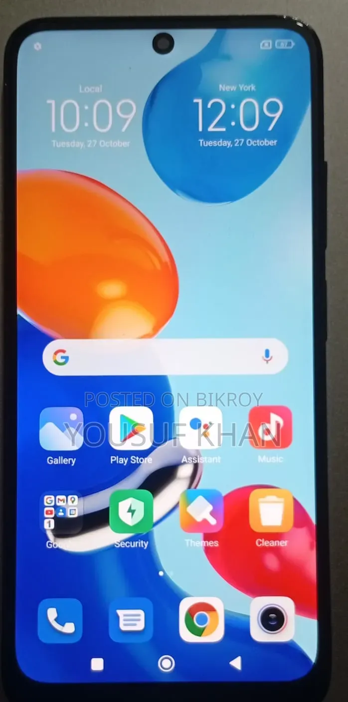 শাওমি রেডমি নোট ১১ ১২৮ জিবি ব্ল্যাক