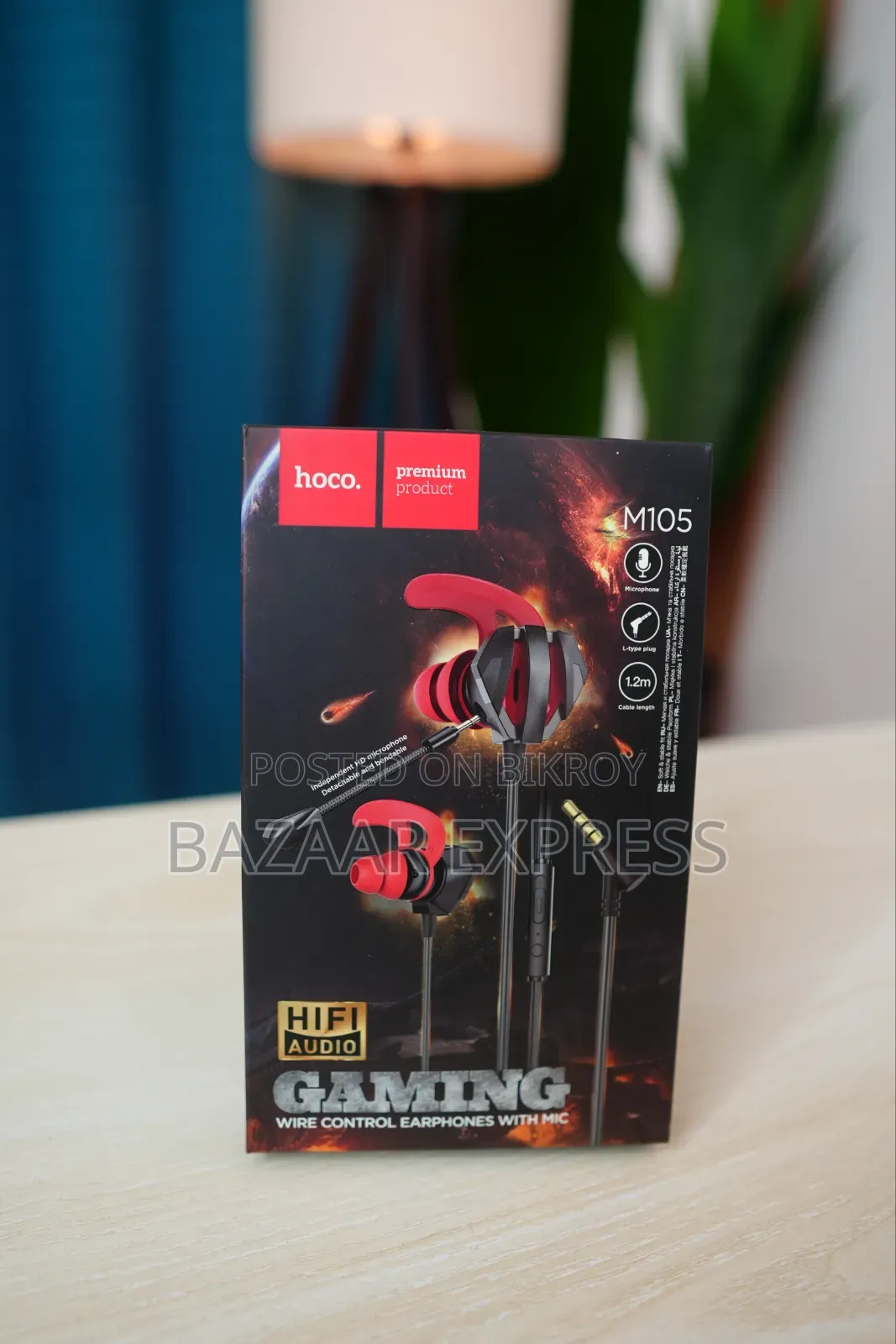 HOCO M105 Sharp Gaming Earphones | 25% OFF