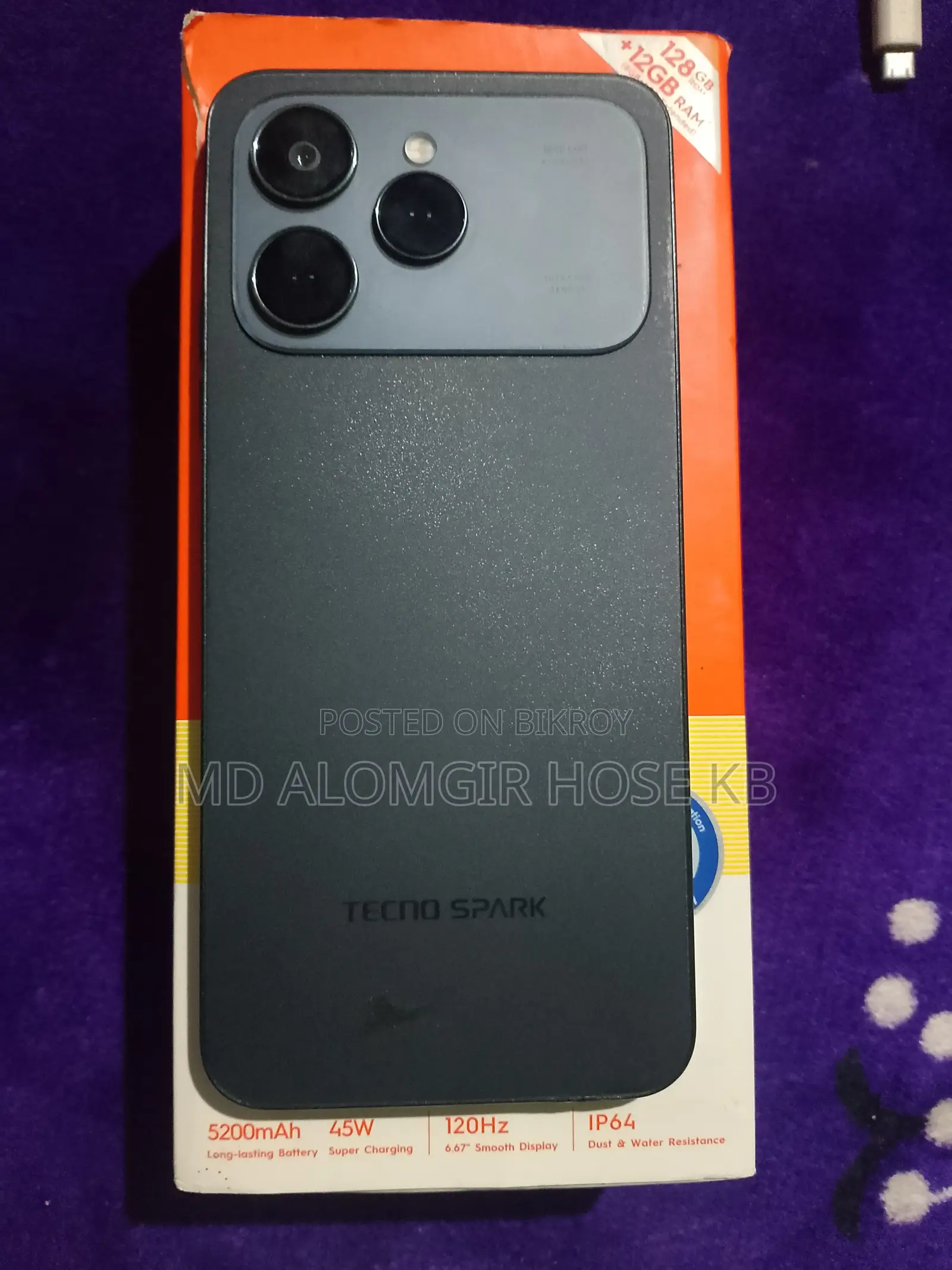 Tecno Spark 40 128 GB Black