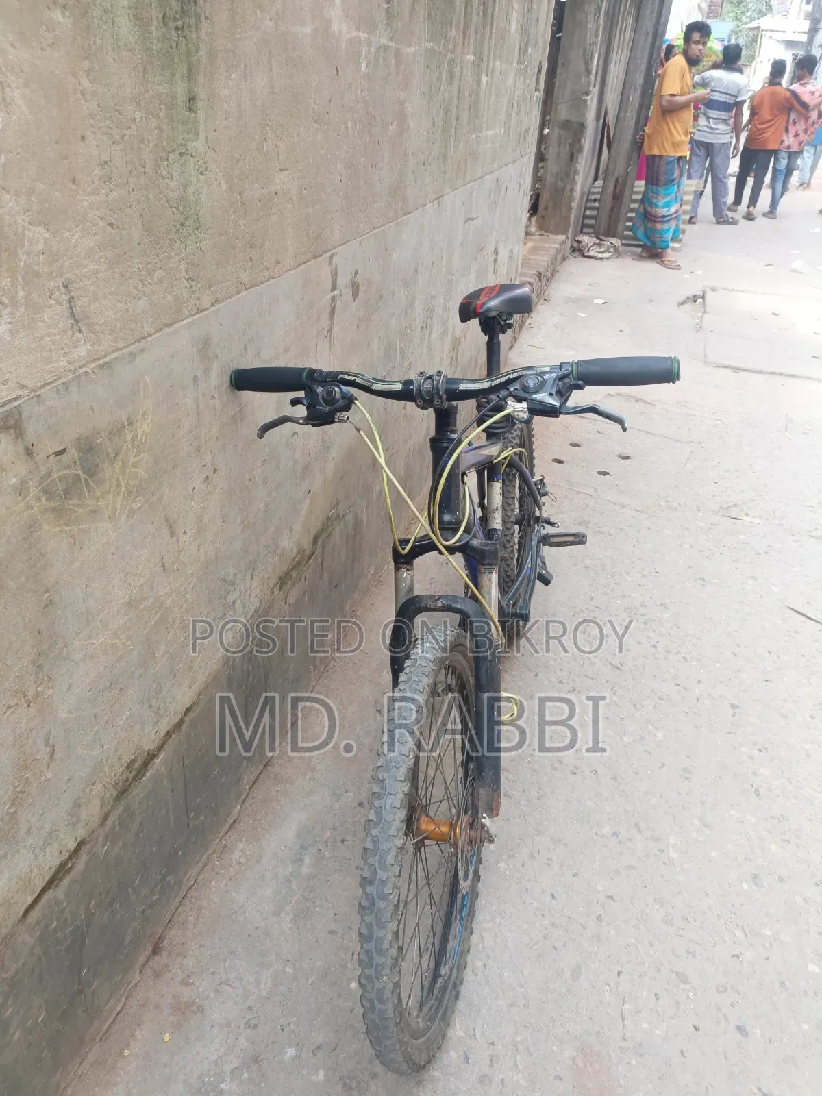The cycle is very good, you can come, see, ride and take it, only the front brake is missing