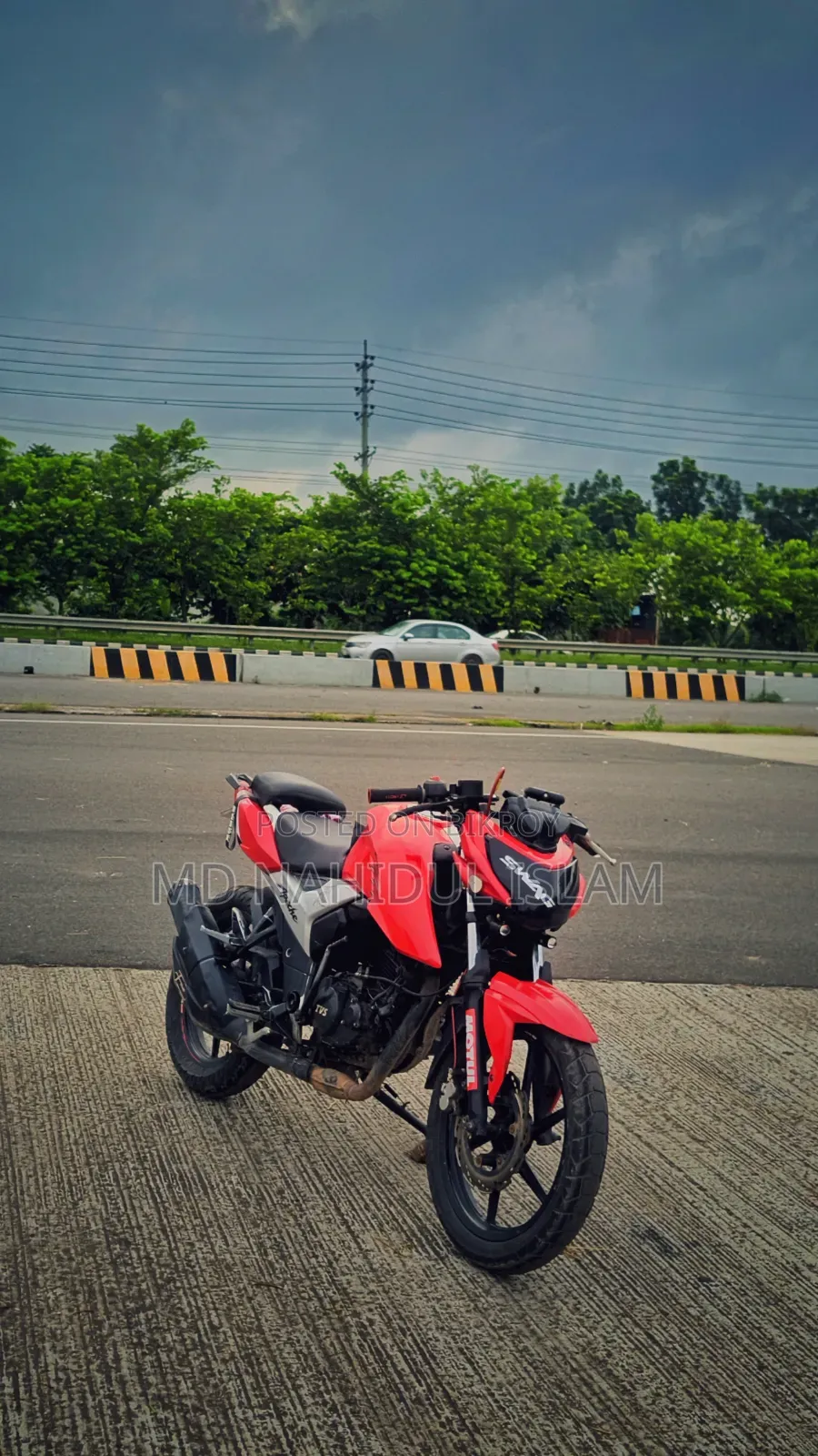 TVS Apache 160 4V 2020 Red