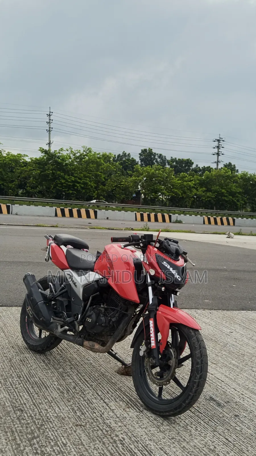 TVS Apache 160 4V 2020 Red