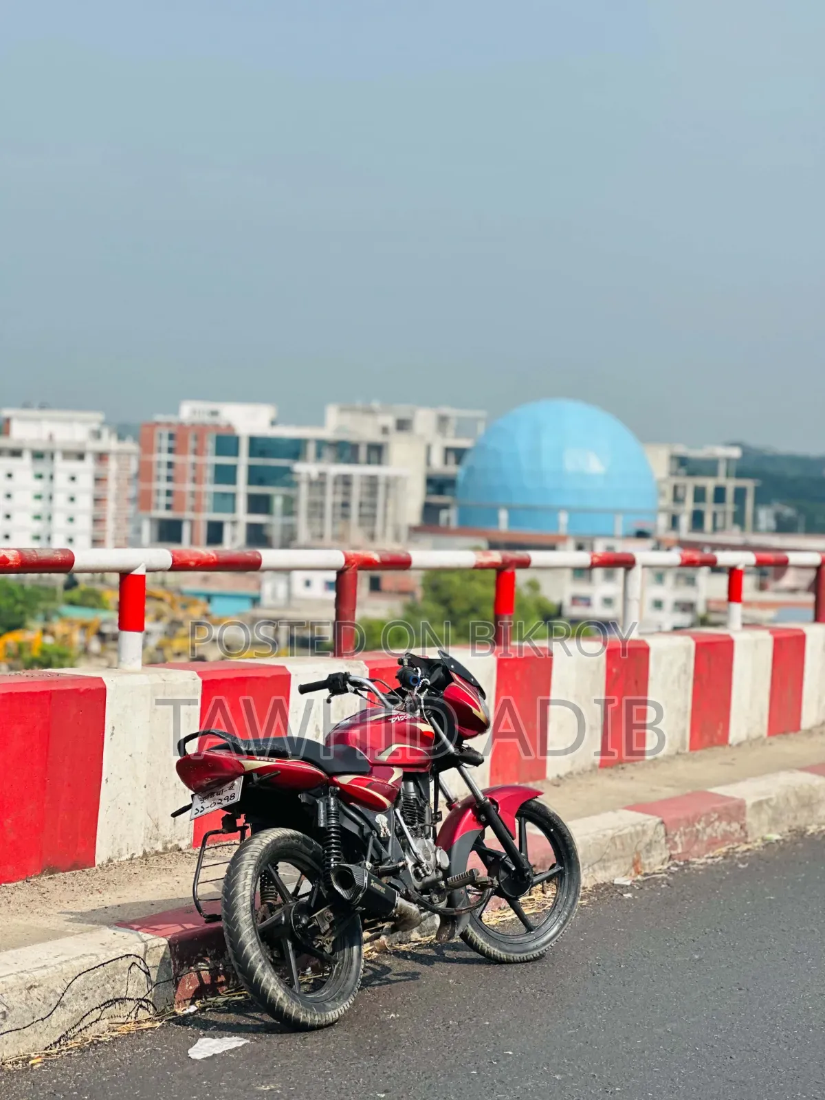 Bajaj Discover 100 2012 Red