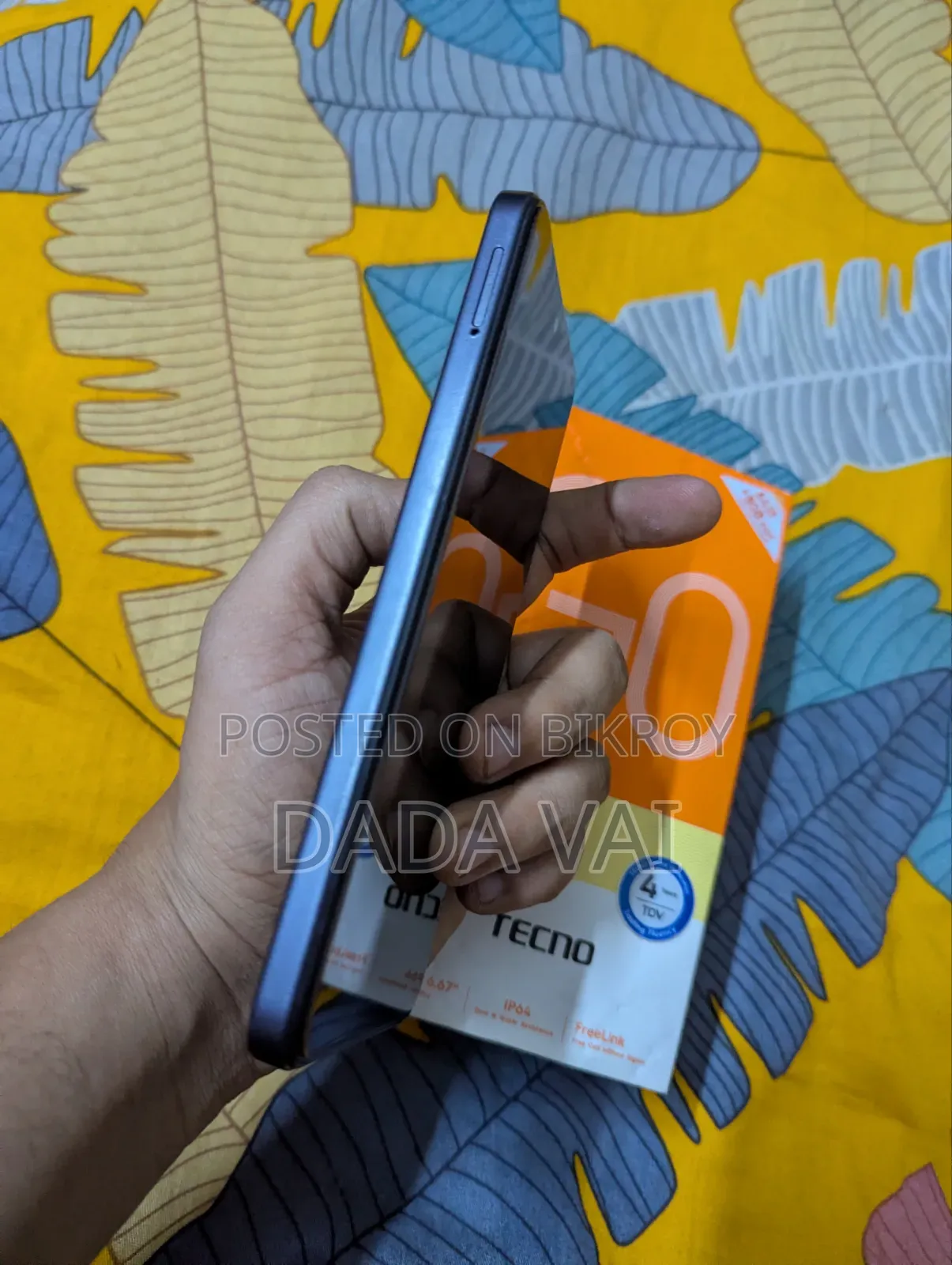 নতুন টেকনো স্পার্ক গো ২ ৬৪ জিবি কালো