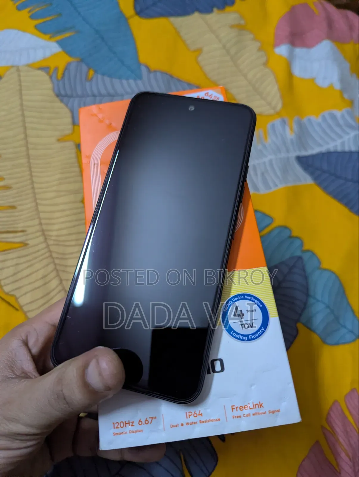 নতুন টেকনো স্পার্ক গো ২ ৬৪ জিবি কালো