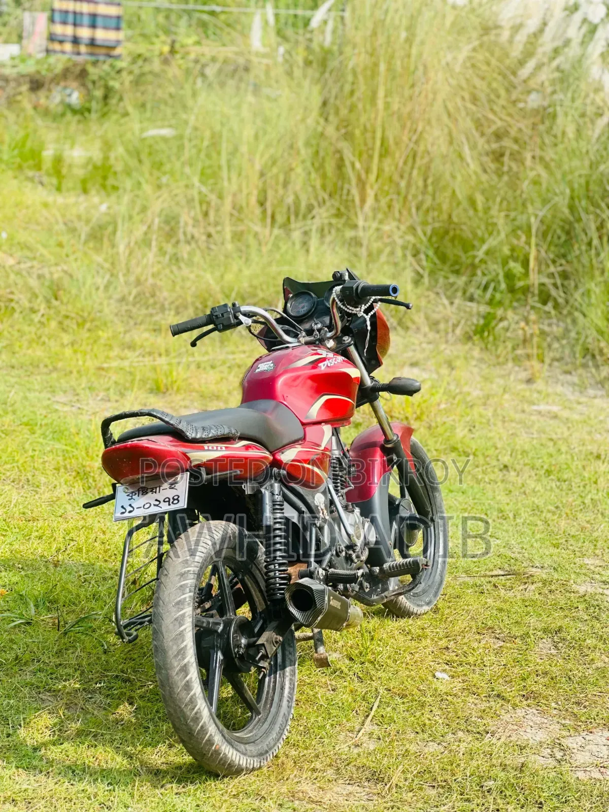 Bajaj Discover 100 2012 Red