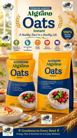Alrgano Instant Whole Grain Oats (Srilanka 🇱🇰🇱🇰)for breakfast.pure