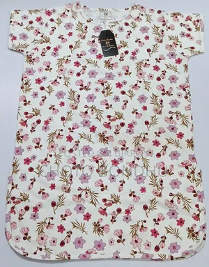 ছোট বন্ধু বড় ভালোবাসা - ফ্লোরাল কটন লং টি-শার্ট Size S M L XL