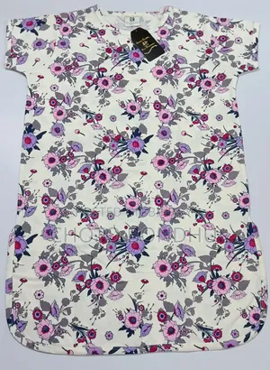 ছোট বন্ধু বড় ভালোবাসা - ফ্লোরাল কটন লং টি-শার্ট Size S M L XL