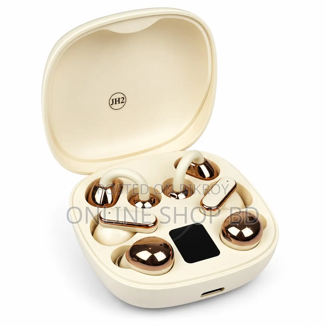 CYXG Q102 3-in-1 Wireless Earbuds Bluetooth 6.1 with LED Digital Display