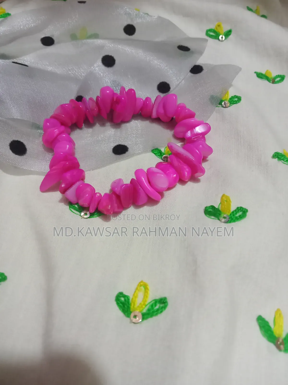 ব্রেস-লেট (গোলাপী)