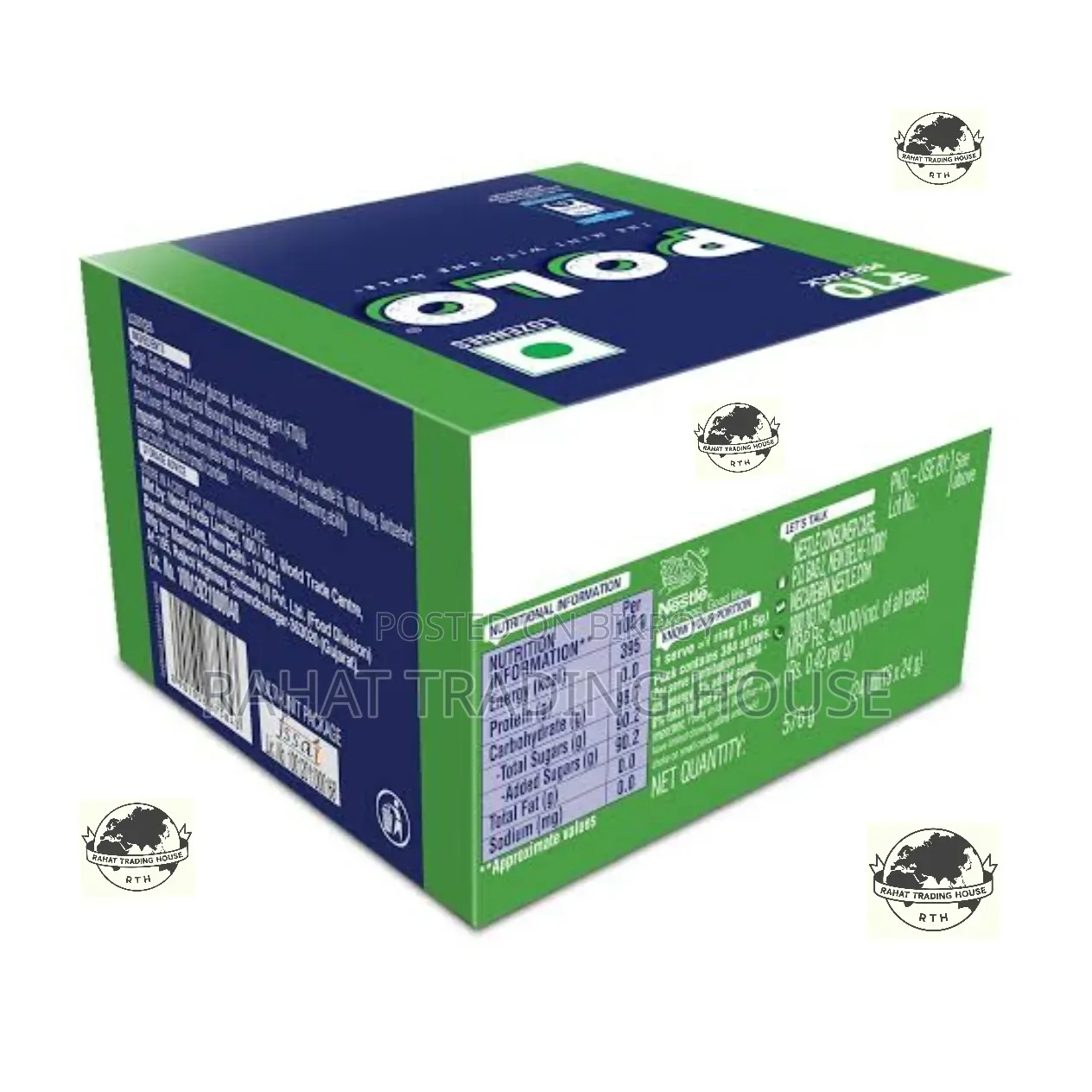 POLO Mint Lozenges Box (Nestle Brand) ভারত 🇮🇳 আমদানিকৃত। ভালো মানের।