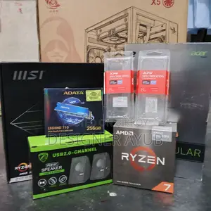 ডেস্কটপ কম্পিউটার MSI মডেল 16GB AMD Ryzen 7 HDD 500GB