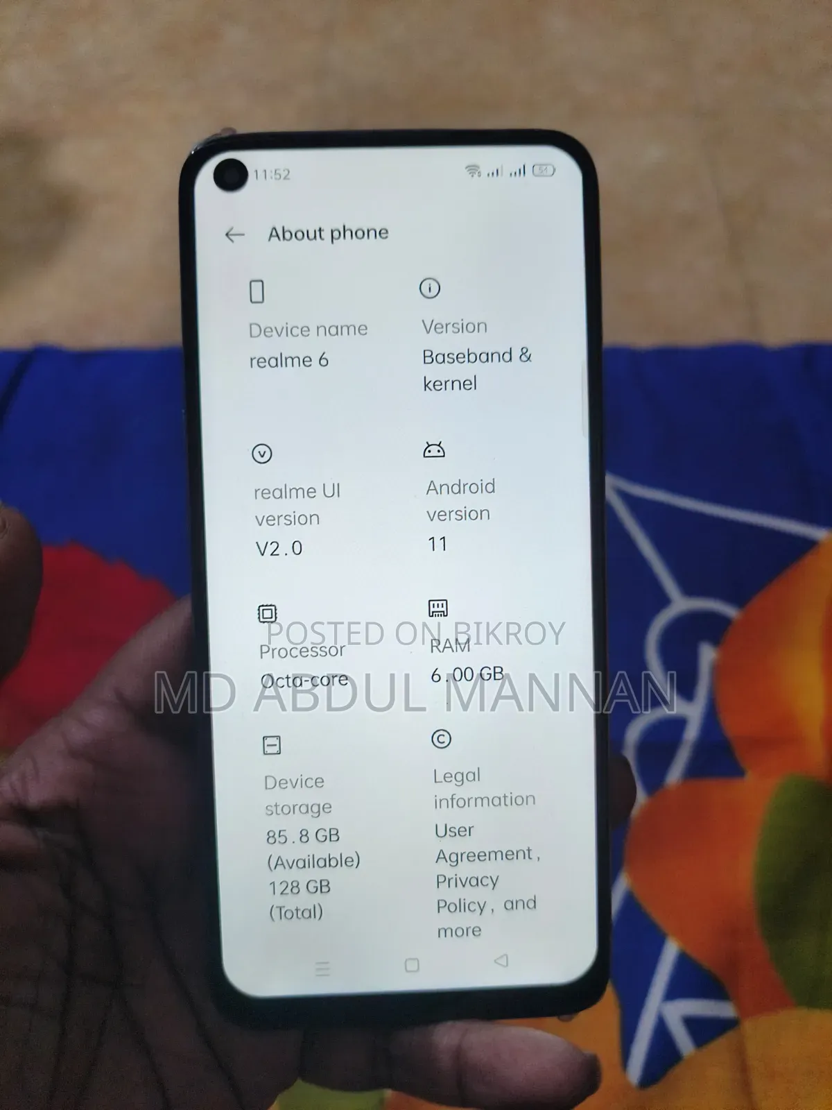 Realme 6 128 GB Blue