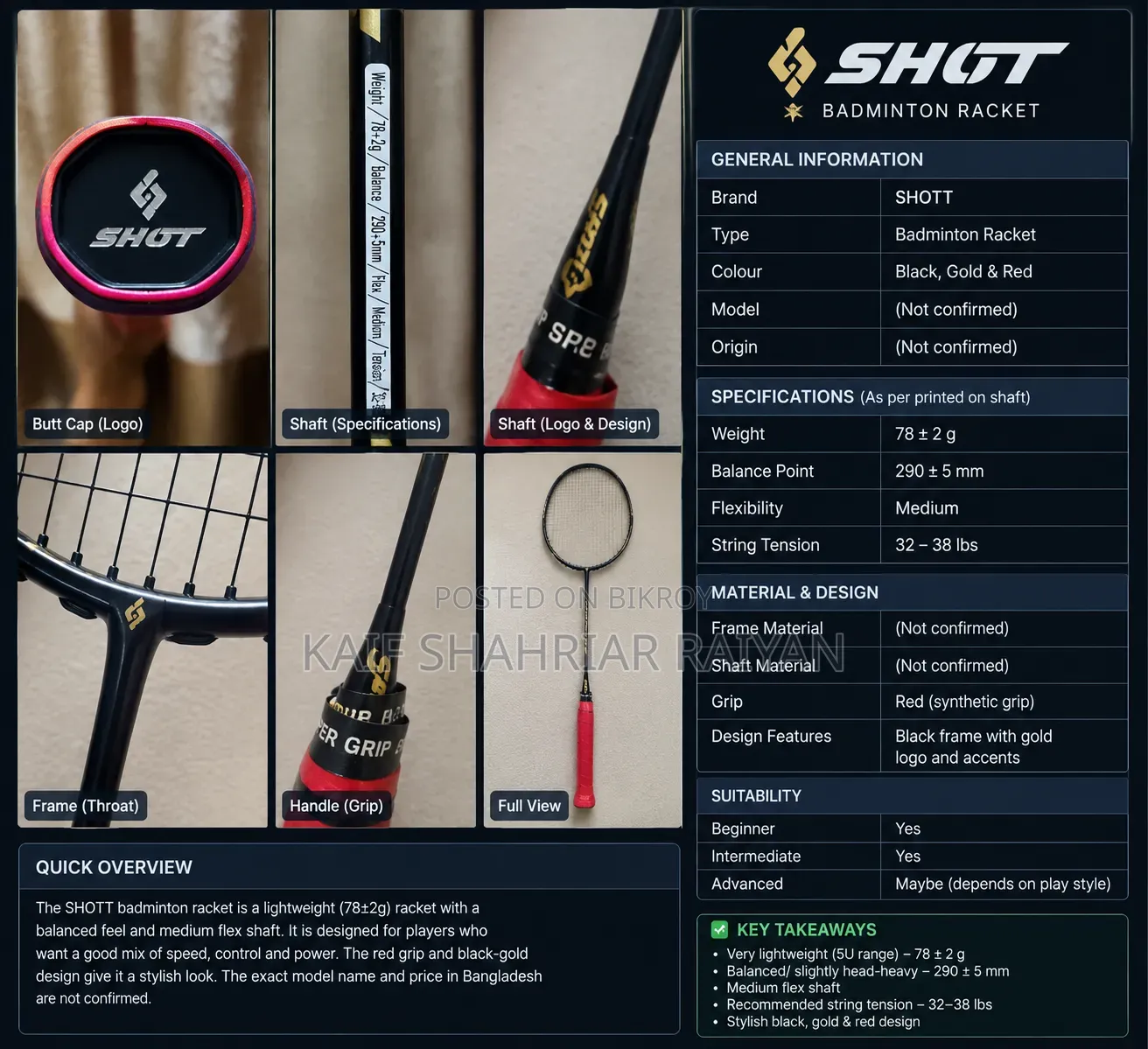 Badminton Racket