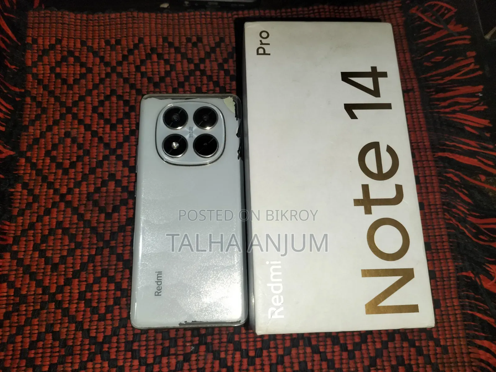 শাওমি রেডমি নোট ১৪ প্রো ২৫৬ জিবি রেড