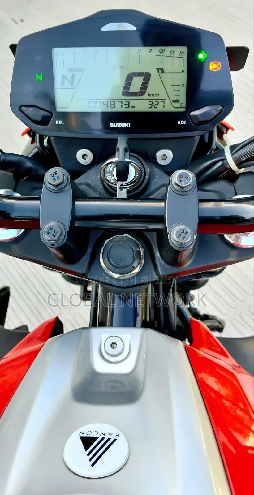 New Suzuki Gixxer 2024 Orange