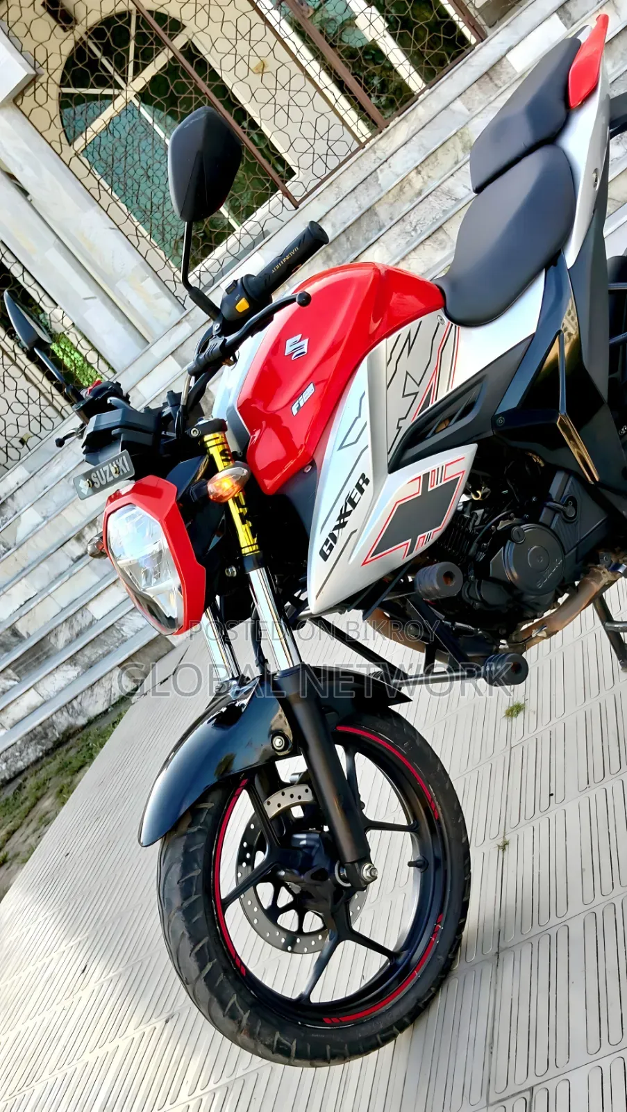 New Suzuki Gixxer 2024 Orange