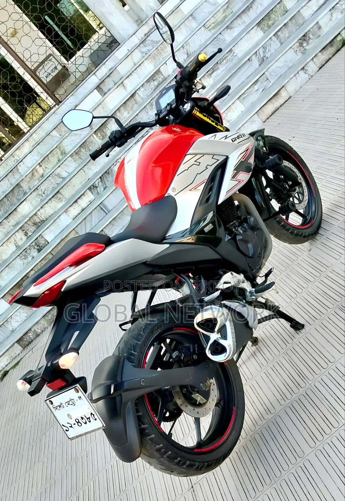 New Suzuki Gixxer 2024 Orange