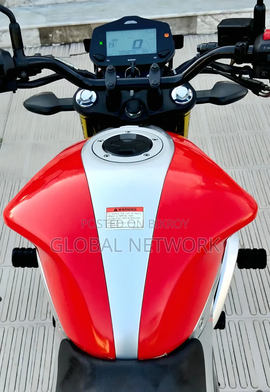 New Suzuki Gixxer 2024 Orange
