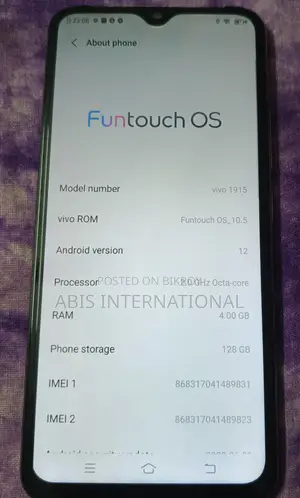 Vivo Y19 ১২৮ জিবি ব্লু