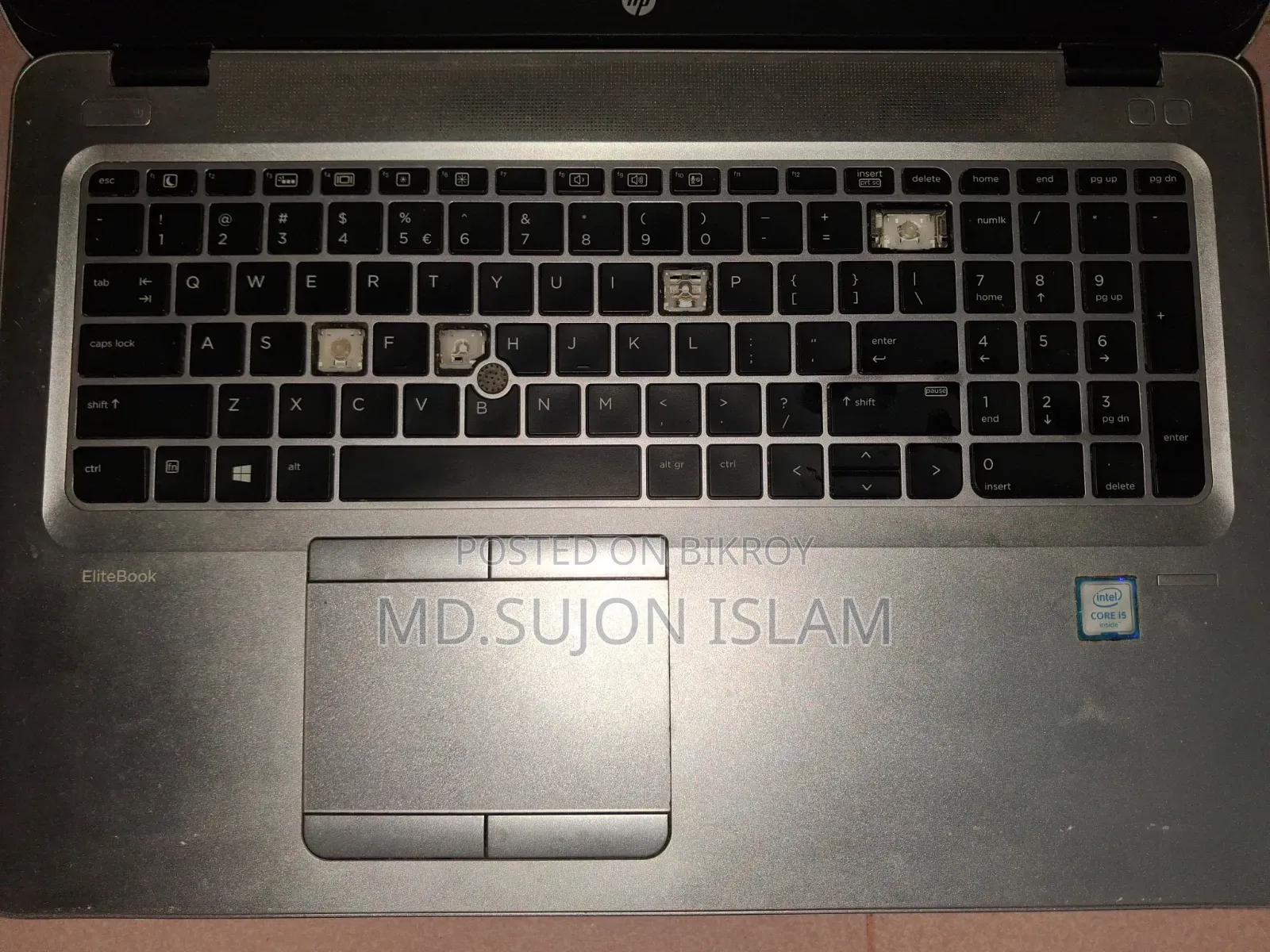 Laptop HP EliteBook 850 G3 8GB Intel Core i5 SSD 256GB
