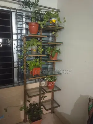 Glass Rack With Flower