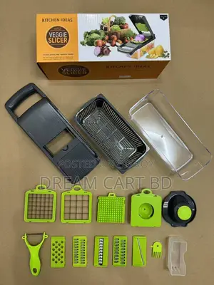 16-in-1 Multifunction Vegetable Slicer and Chopper Set