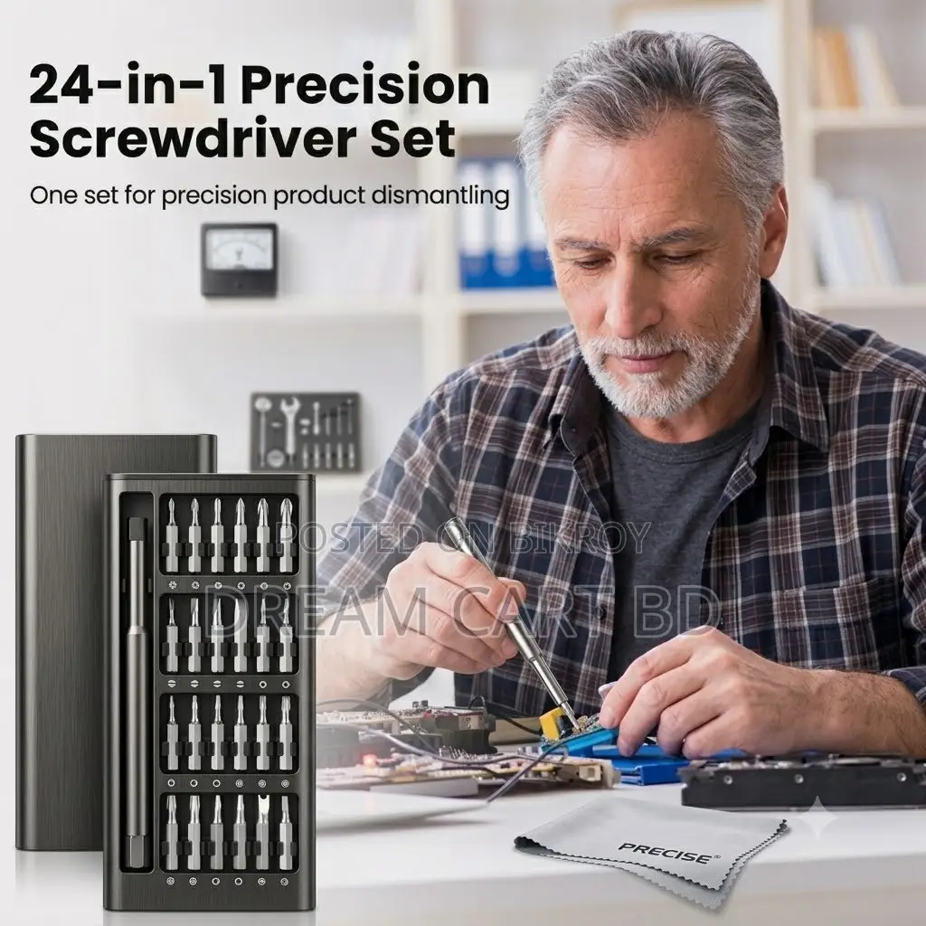 24 in 1 Magnetic Precision Screwdriver Set Repair Tool Kit