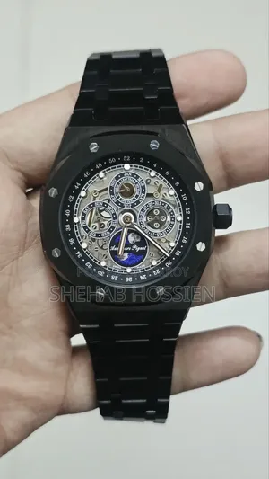 Audemars Piguet Master Grade Skeleton Automatic Watch - Premium Black