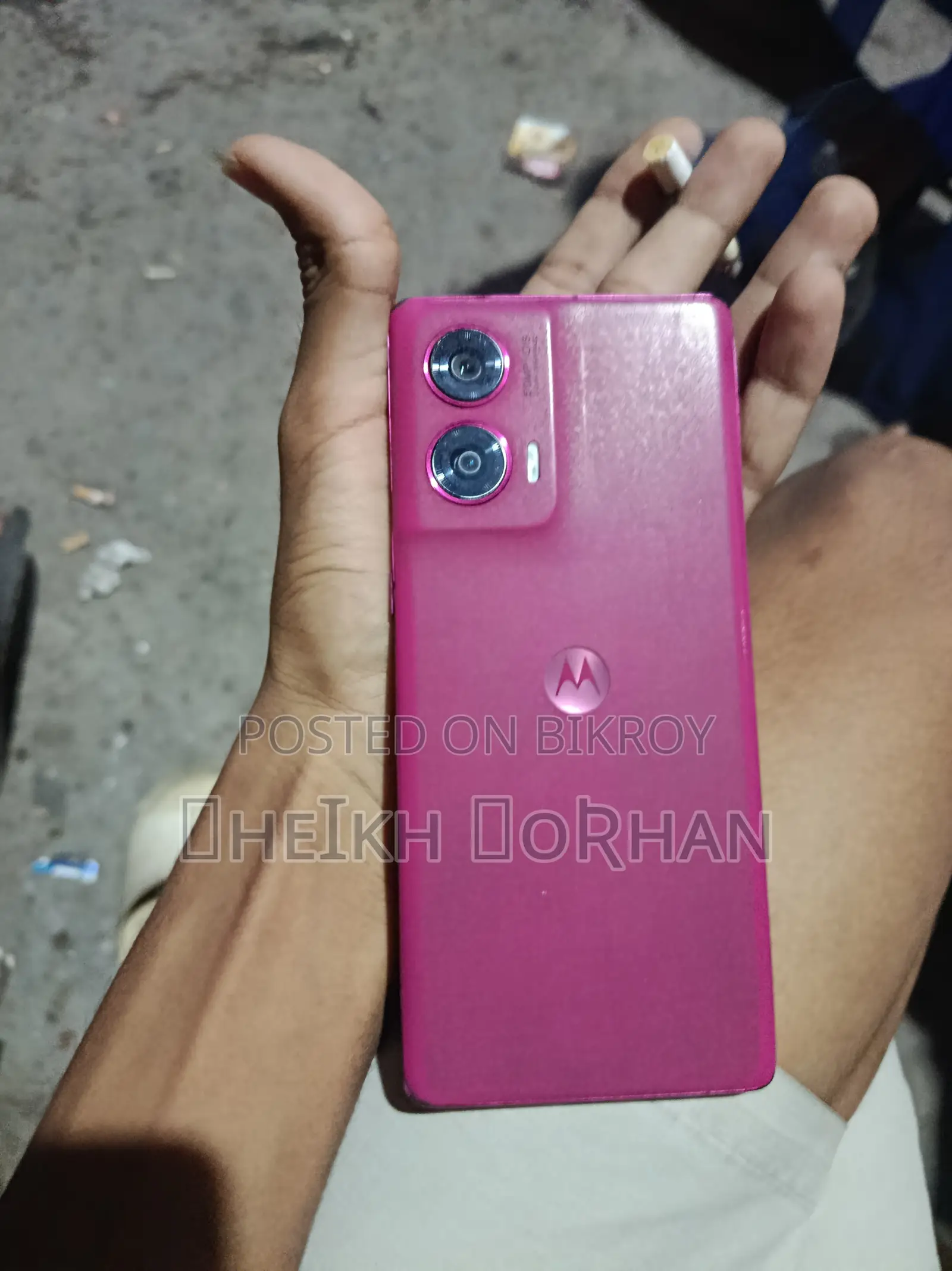 মোটোরোলা এজ ৫০ ফিউশন ১২৮ জিবি গোলাপি