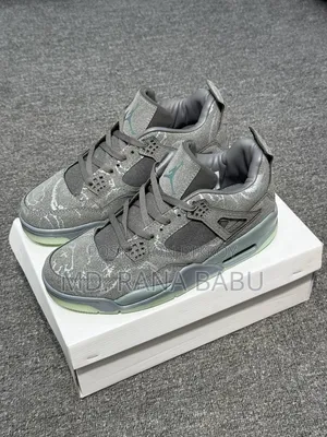 KAWS X Air Jordan 4 Retro "Cool Grey"(JD004) Sneakers