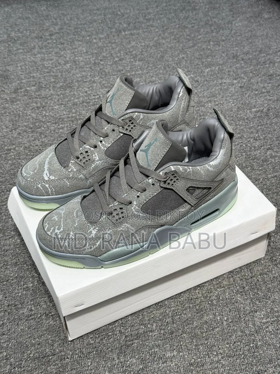 KAWS X Air Jordan 4 Retro "Cool Grey"(JD004) Sneakers