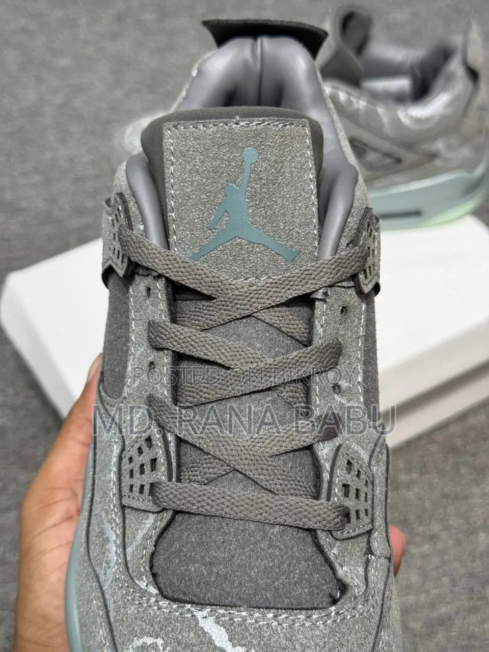 KAWS X Air Jordan 4 Retro "Cool Grey"(JD004) Sneakers