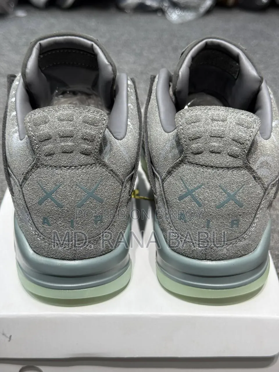 KAWS X Air Jordan 4 Retro "Cool Grey"(JD004) Sneakers