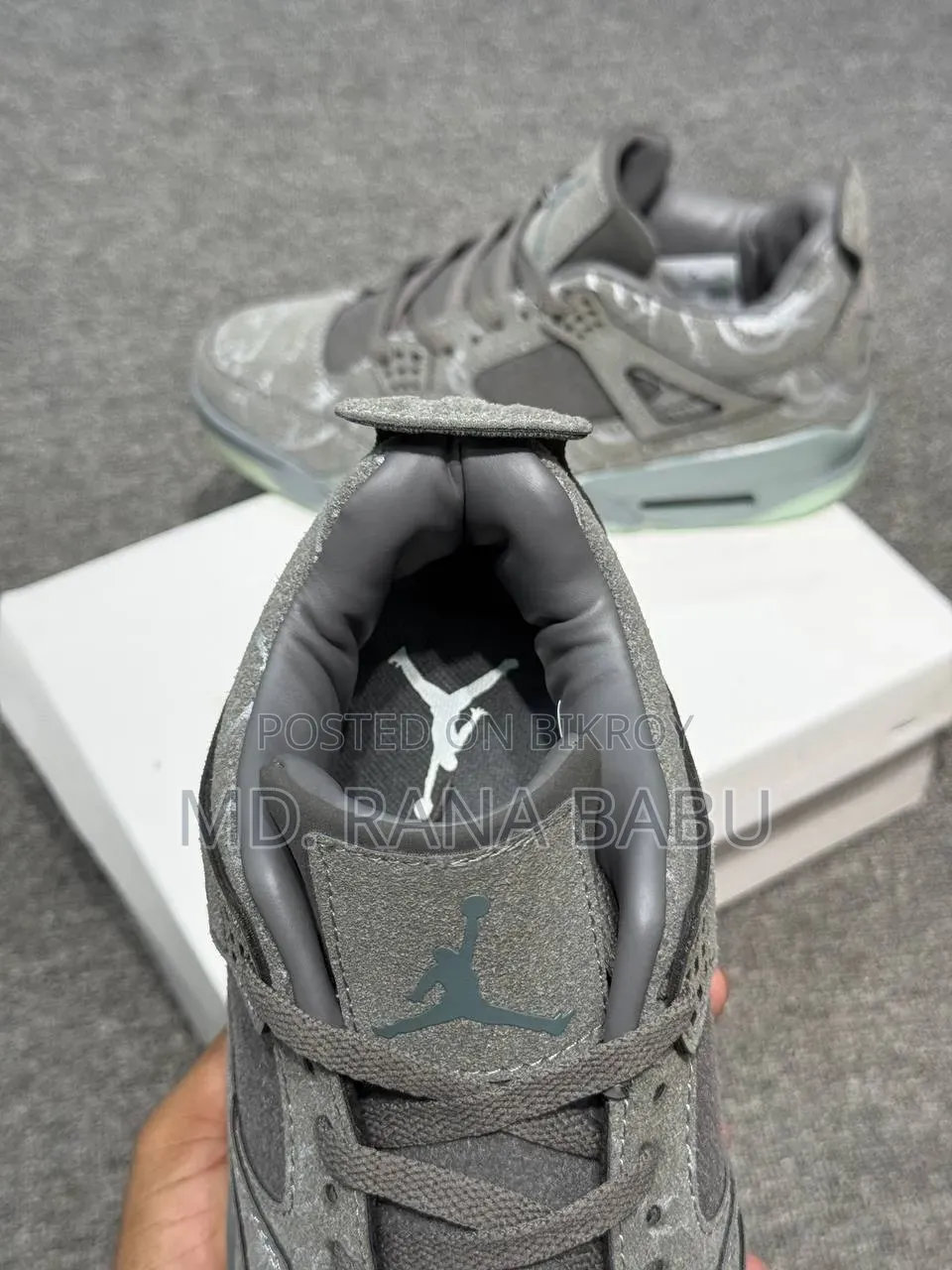 KAWS X Air Jordan 4 Retro "Cool Grey"(JD004) Sneakers