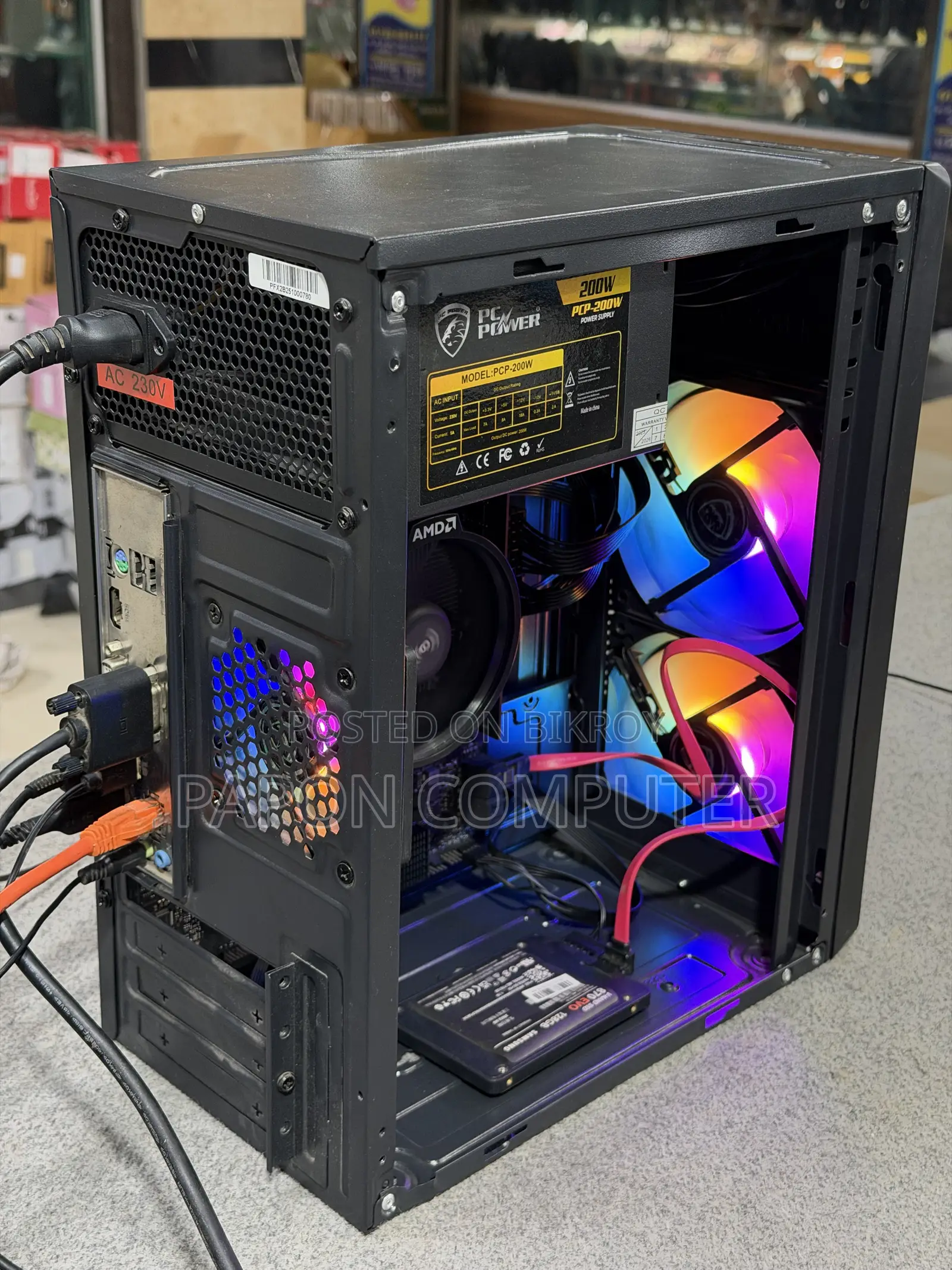 Desktop Computer 8GB AMD Ryzen 7 SSD 256GB