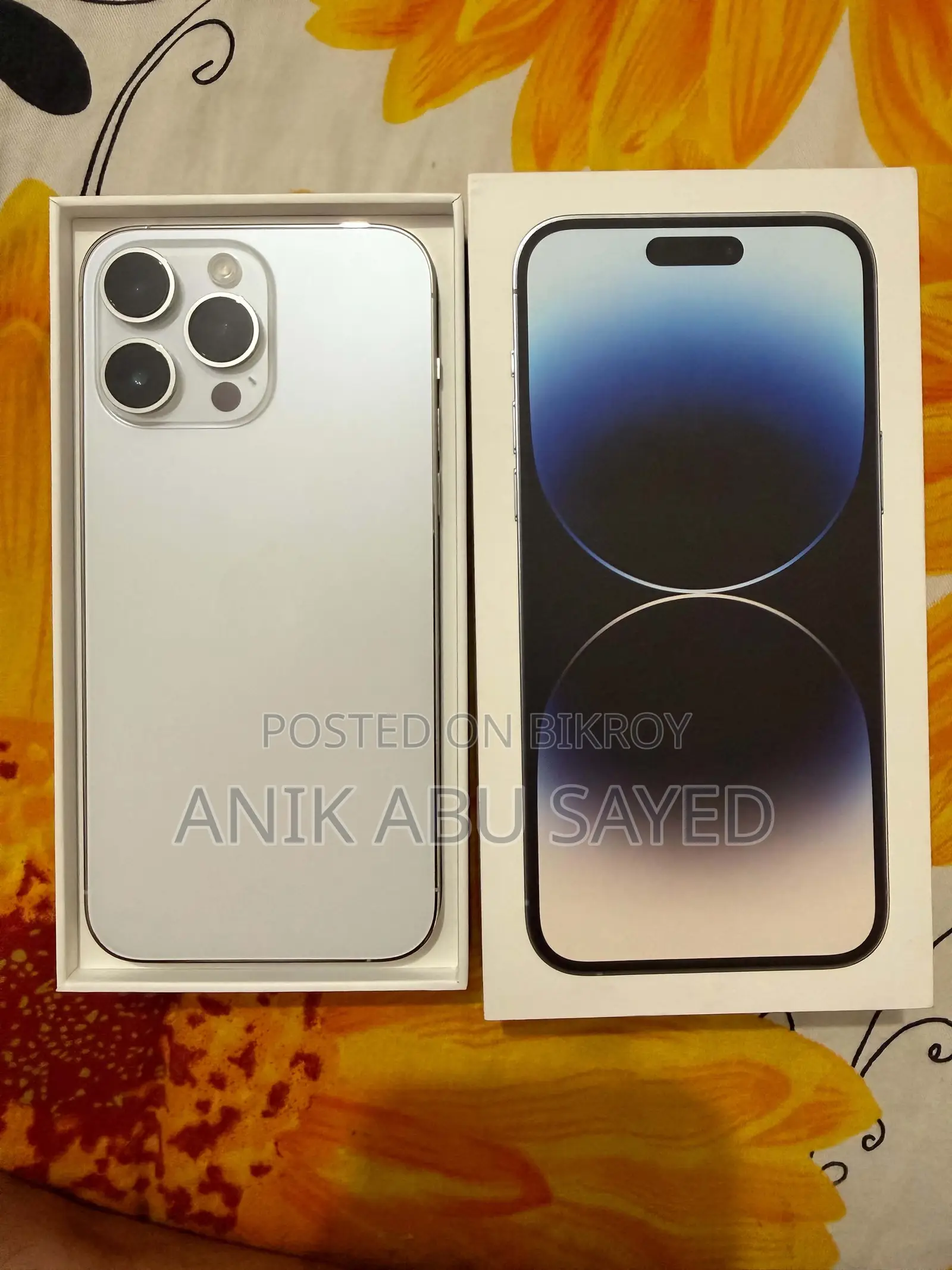 অ্যাপল আইফোন ১৪ প্রো ম্যাক্স ২৫৬ জিবি সিলভার