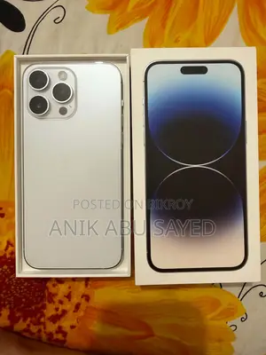 অ্যাপল আইফোন ১৪ প্রো ম্যাক্স ২৫৬ জিবি সিলভার