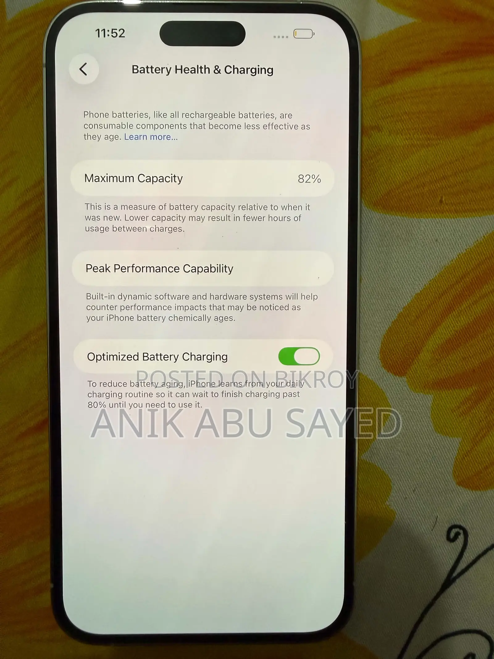অ্যাপল আইফোন ১৪ প্রো ম্যাক্স ২৫৬ জিবি সিলভার
