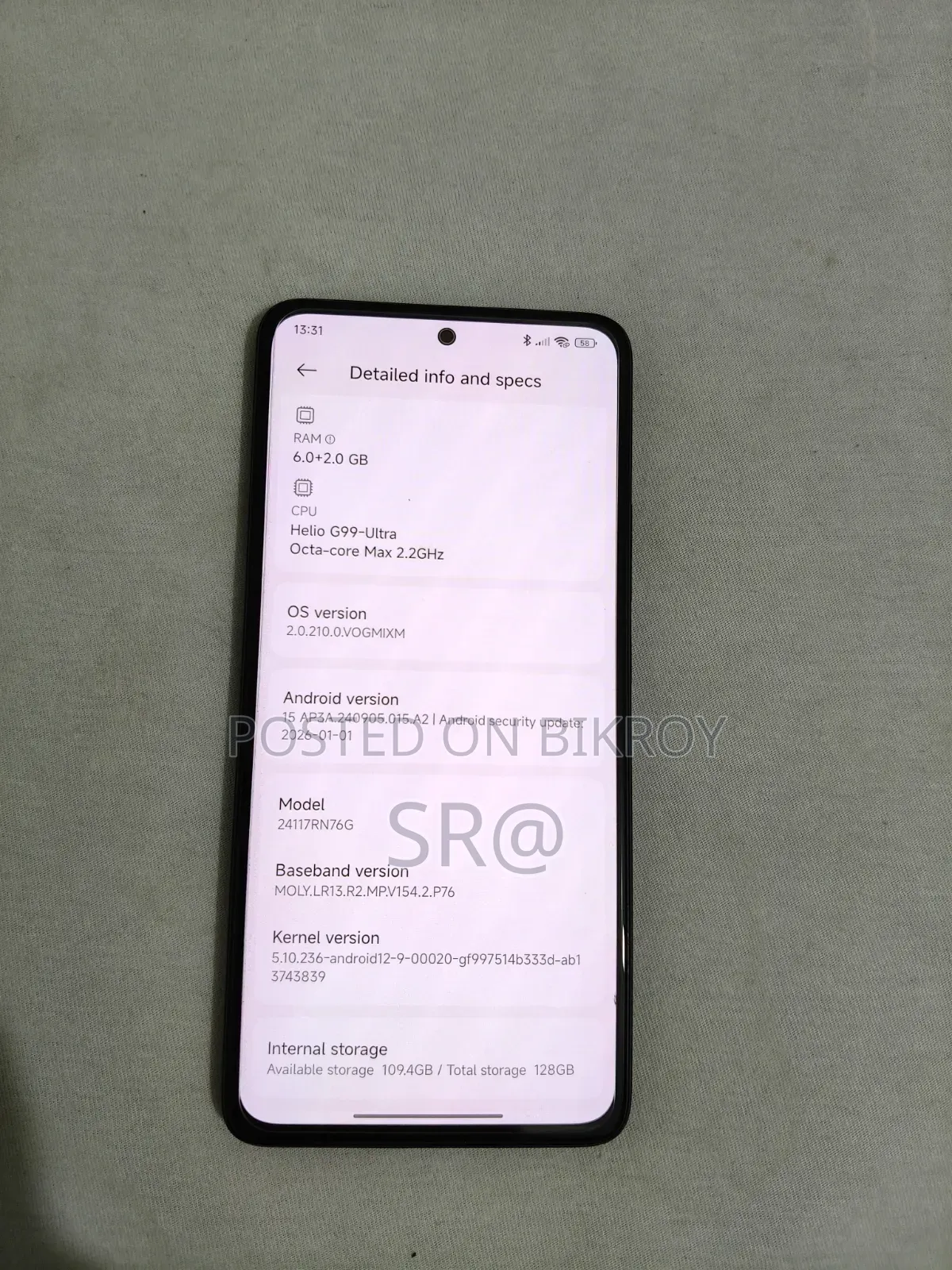 Xiaomi Redmi Note 14 4G 128 GB Black