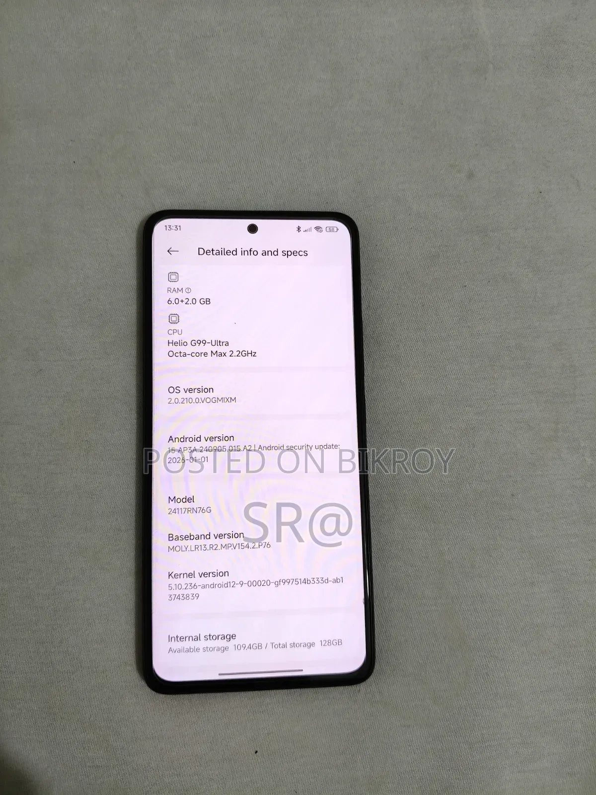 Xiaomi Redmi Note 14 4G 128 GB Black